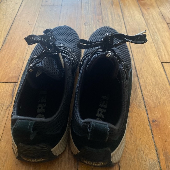 SOREL BLACK WHITE HAND-CRAFTED Sneakers GORG LUX